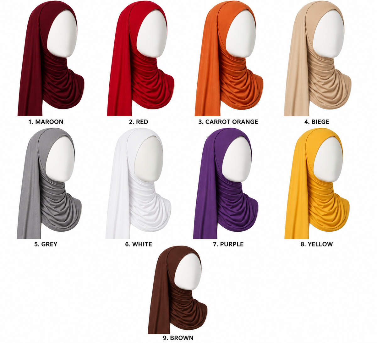 GEORGETTE STOLE | HIJAB | SCARF