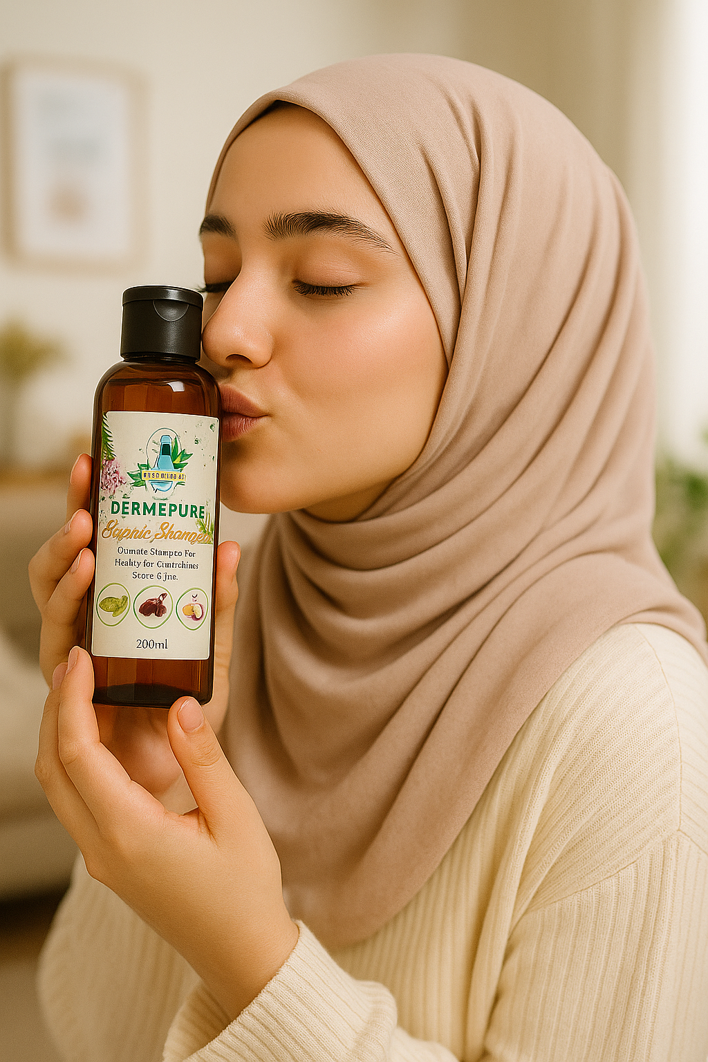 Dermepure Organic shampoo | for long and shiny Hair | controls hairfall