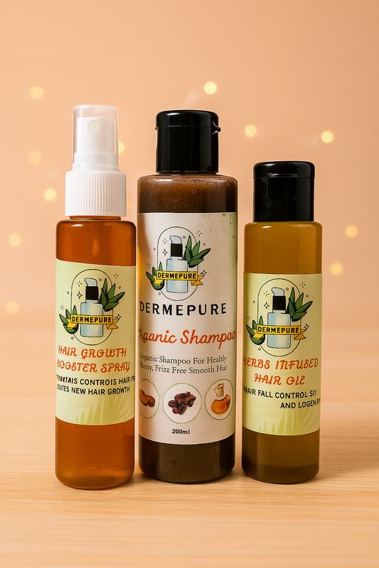 DermePure Hair Growth Bundle |strong, Long thick Hair