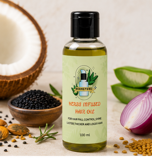 Herbs infused Hair Oil