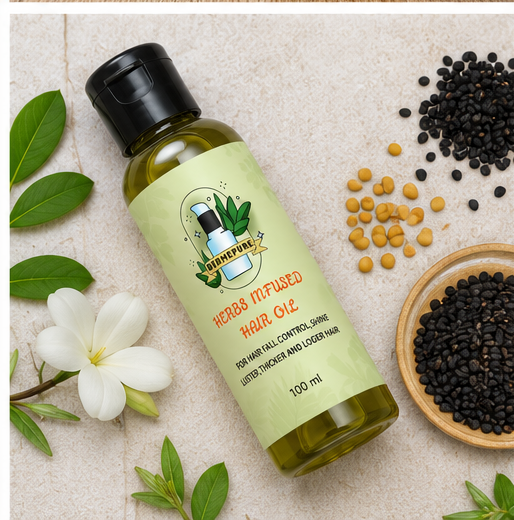 Herbs infused Hair Oil