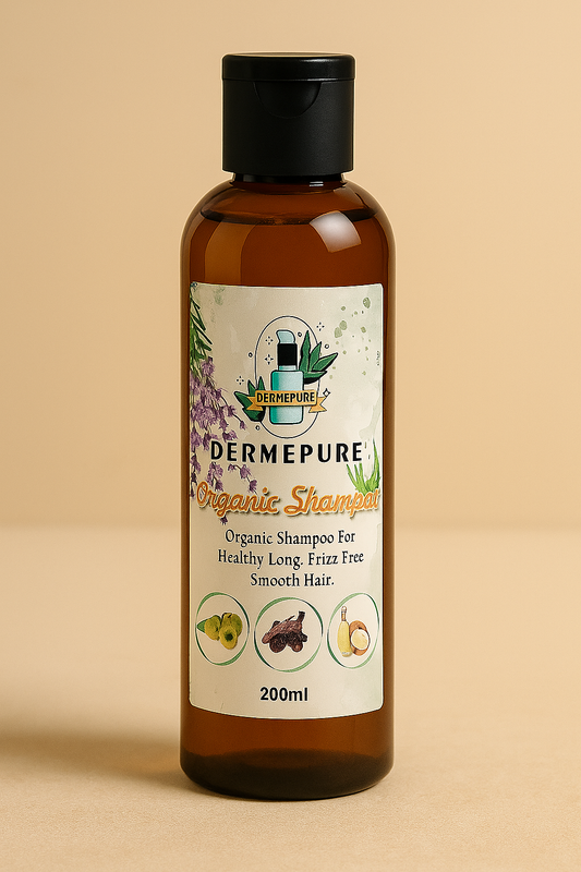 DermePure organic shampoo for thick,long and shiny hair | Regrow your hair.